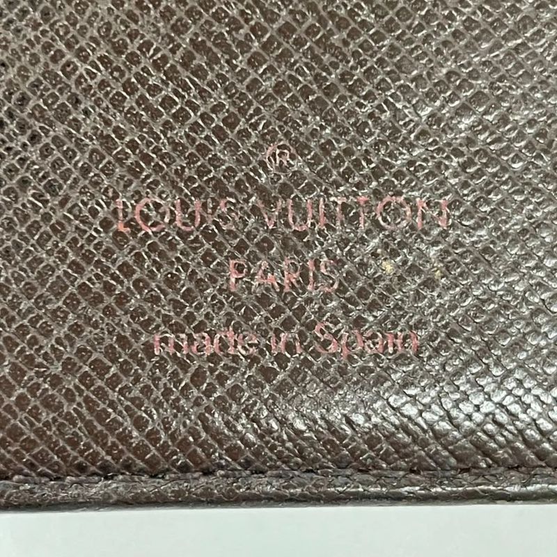 Louis Vuitton Damier Portefeuille Marco Folded Wallet N61675 Ebène (brown) Made