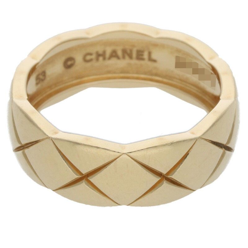 Chanel Coco Crush Medium 18K Yellow Goldring Men's 53 13