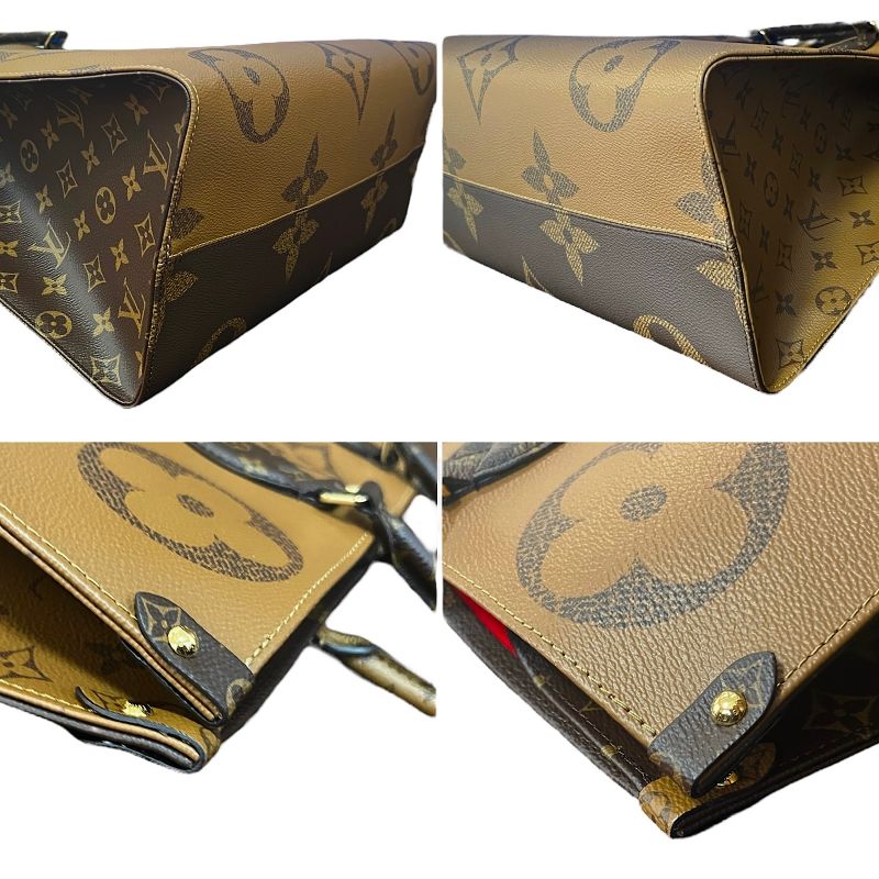 Louis Vuitton Tote Bag Monogram Reverse Monogram Reverse On-the-go GM Brown
