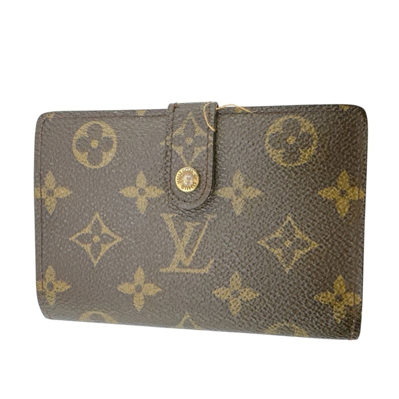 Louis Vuitton M61663 Monogram Wallet With Credit Card Pocket Porte Monet Vieux