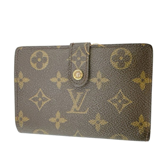 Louis Vuitton M61663 Monogram Wallet With Credit Card Pocket Porte Monet Vieux