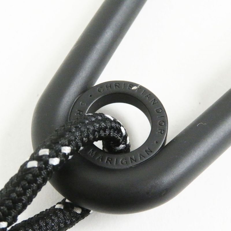 20SS DIOR / DIOR Homme CD Logo Silver Hardware Climbing Rope Carabiner Snap