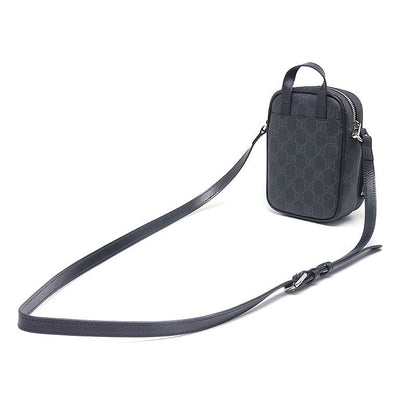 Gucci GG Supreme Mini Shoulder Bag 672952 Crossbody Black