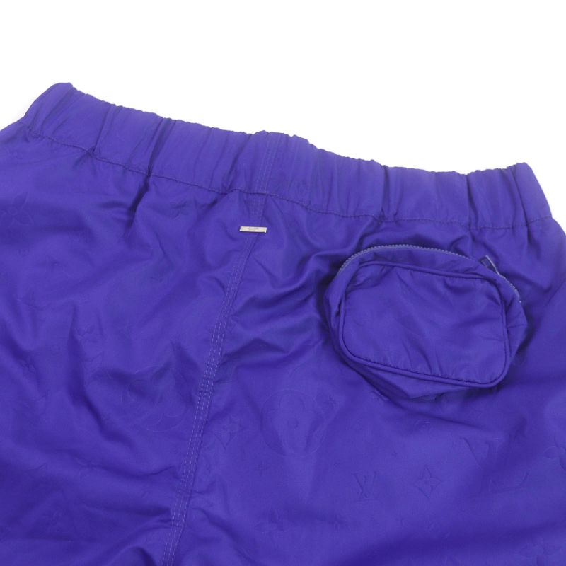 Louis Vuitton 22AW 1a5d5u 3D Pocket Monogram Boardshorts Swim Shorts Navy M