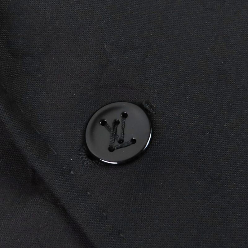 Louis Vuitton 23AW Wool Monogram Allover Pattern Single Tailored Jacket Black