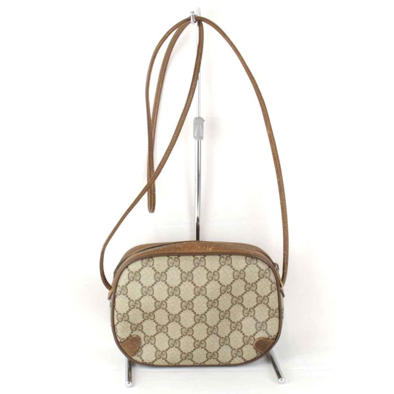 Gucci Old Gucci 8902066 Shoulder Bag GG Supreme Canvas Brown