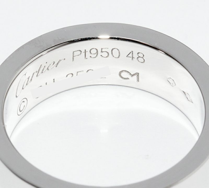 Cartier Ring Pt950 Diamond 1p(007ct) Love Ring B40467