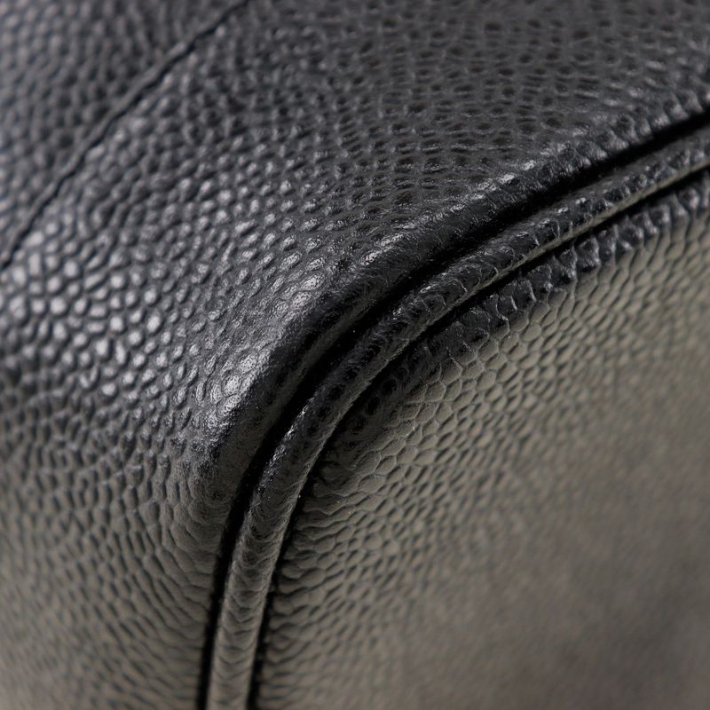 Chanel Vanity A01998 Caviar Skin Black Ladies Handbag