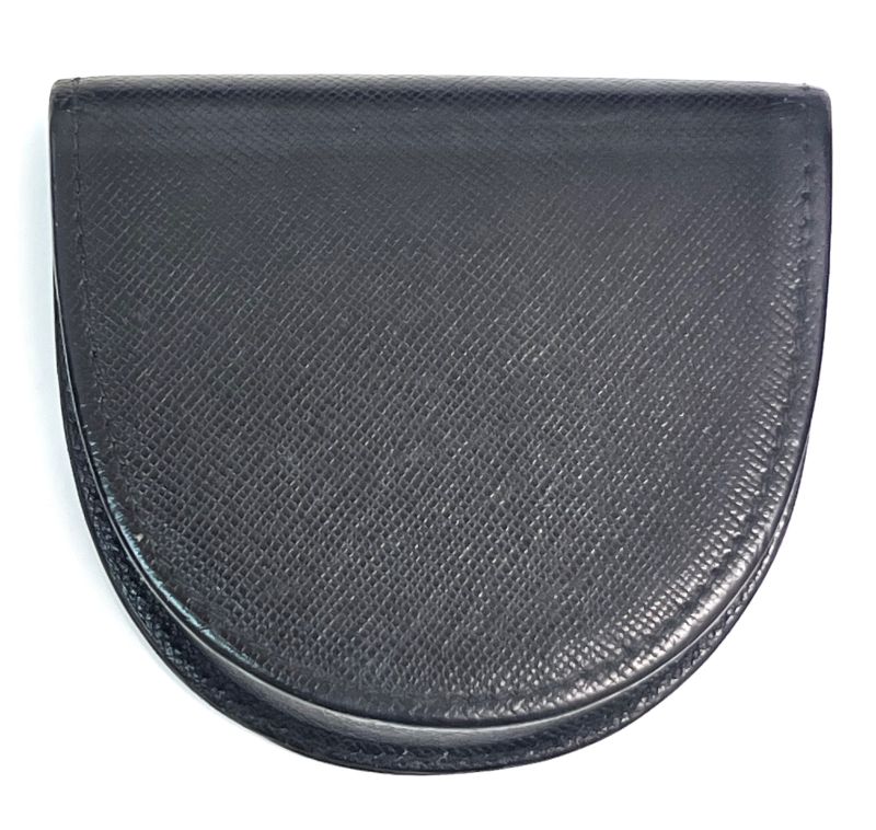 Prada Coin Case Coin Case Logo Leather Black 01bs117