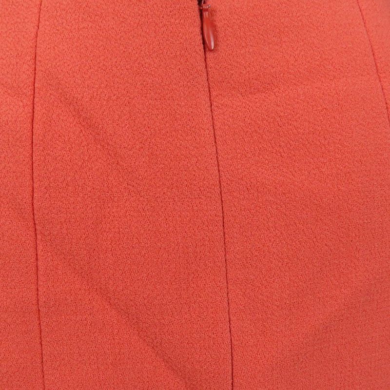 Chanel Skirt Wool Coral Pink Tight Skirt No Slit Apparel Women Ladies Women