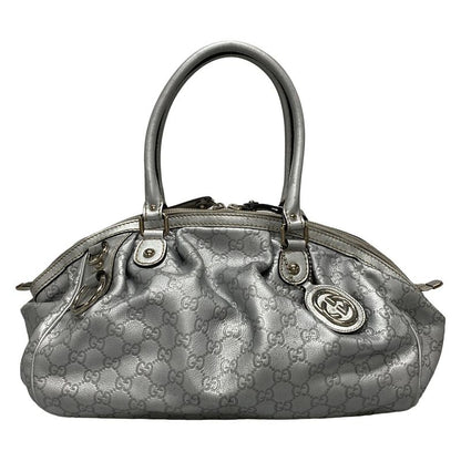 Gucci Handbag Sma Linesookie 223974 Silver Leather
