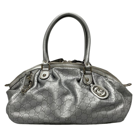 Gucci Handbag Sma Linesookie 223974 Silver Leather