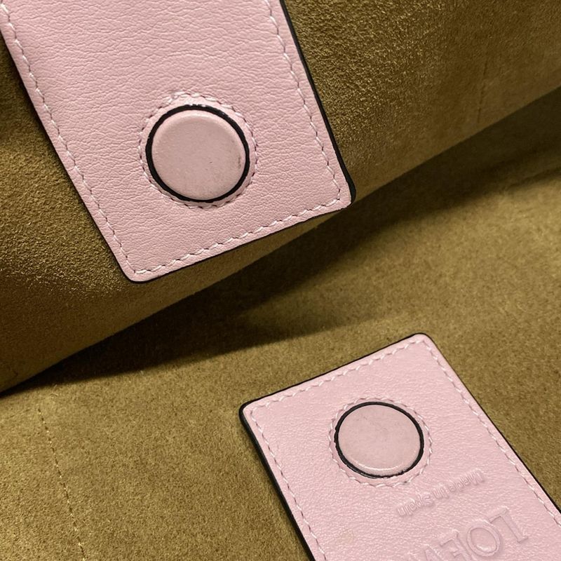 Loewe Tote Bag T Shopper Bag/repeat Light Pink Leather