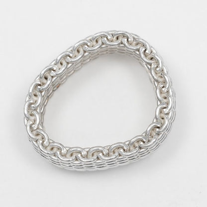 Tiffany & Co Somerset Silver 925 Size 13 Ladies 8.6g Ring