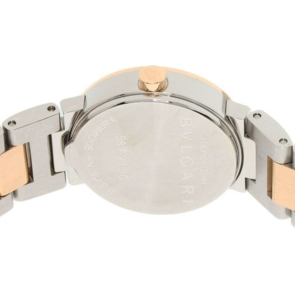 Bvlgari Bbp23sg Bvlgari 12P Diamond Watch SS Ssx18k Pink Gold Ladies