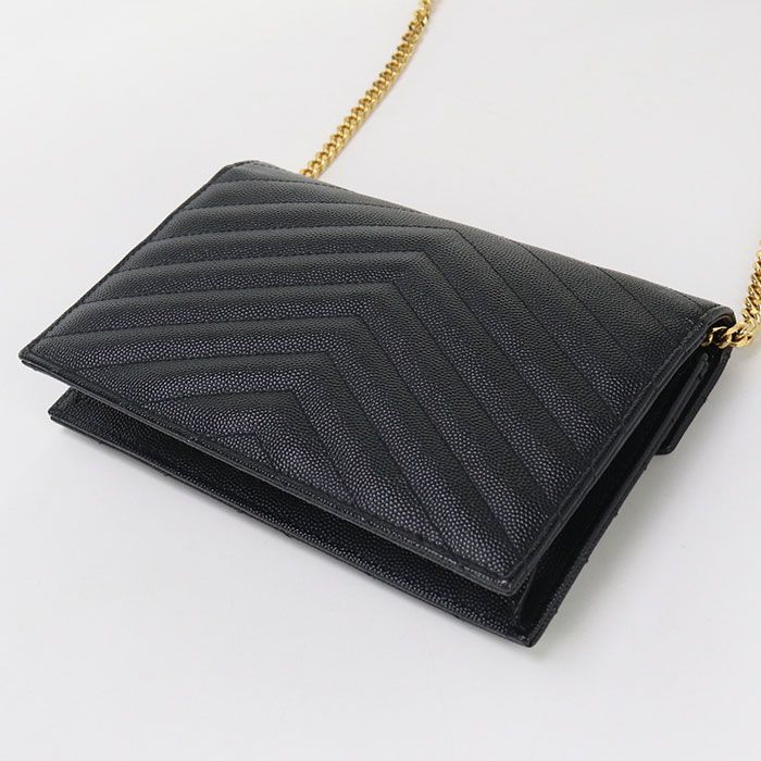 Saint Laurent Envelope Cassandra 393953 Chain Wallet Calf Ladies