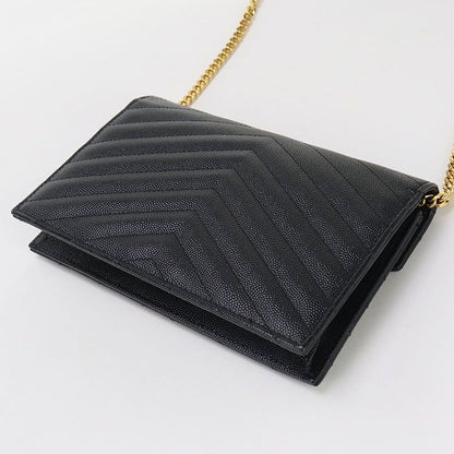 Saint Laurent Envelope Cassandra 393953 Chain Wallet Calf Ladies