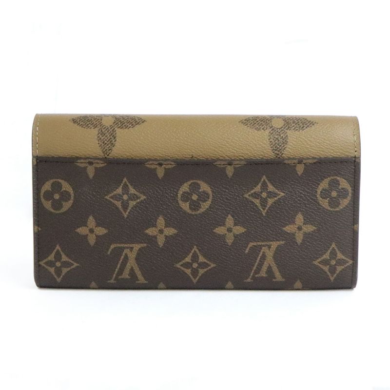 Louis Vuitton Giant Monogram Reverse Portefeuille Sarah M80726 Women's