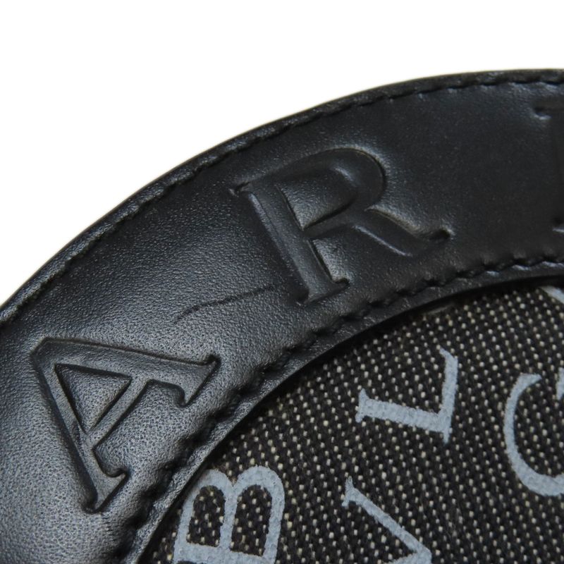 Bvlgari Drum Bag Logo Mania Handbag Canvas Women