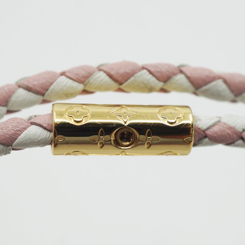 Louis Vuitton M8628sp Bc0224 Click It Bracelet Pink Gold Accessory Box