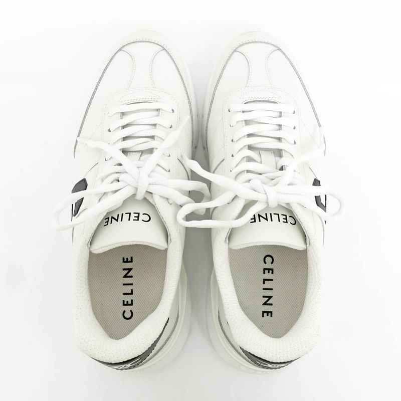 Celine Sneakers - White Black 35929 Size 39 Shoes Women's Women