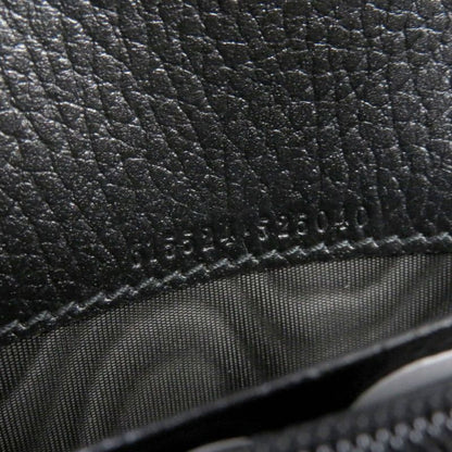 Gucci 615524 Leather Interlocking G Grained Accordion Closure Long Wallet With