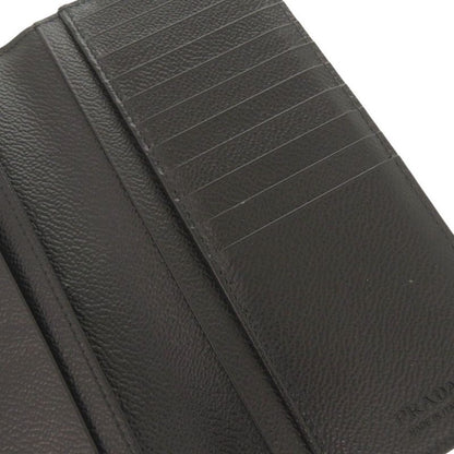 Prada Leather Gray Bifold Long Wallet Bifold Long Wallet Long Wallet 1332 Prada