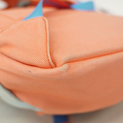 Chanel Backpack Daypack Sport Nylon Blue Red Silver Hardware Women