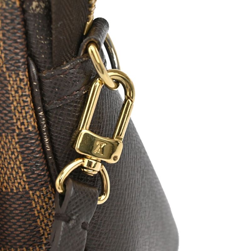 Louis Vuitton Handbag Trousse Makeup Pouch Damier Ebène N51982 70fa257