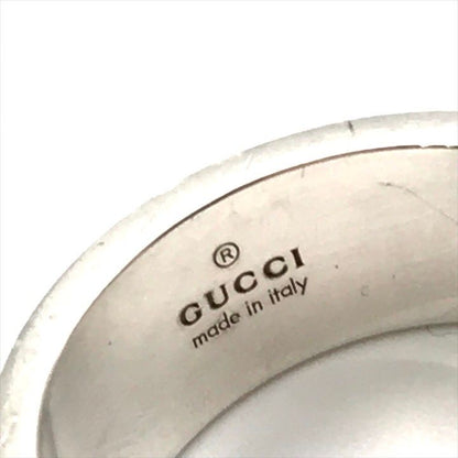 Gucci Brandet Ring Silver