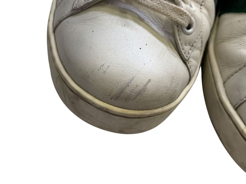 2121 Gucci Sneakers Ace Embroidery Bee Sherry Line 429446 Preowned Uk7 Approx