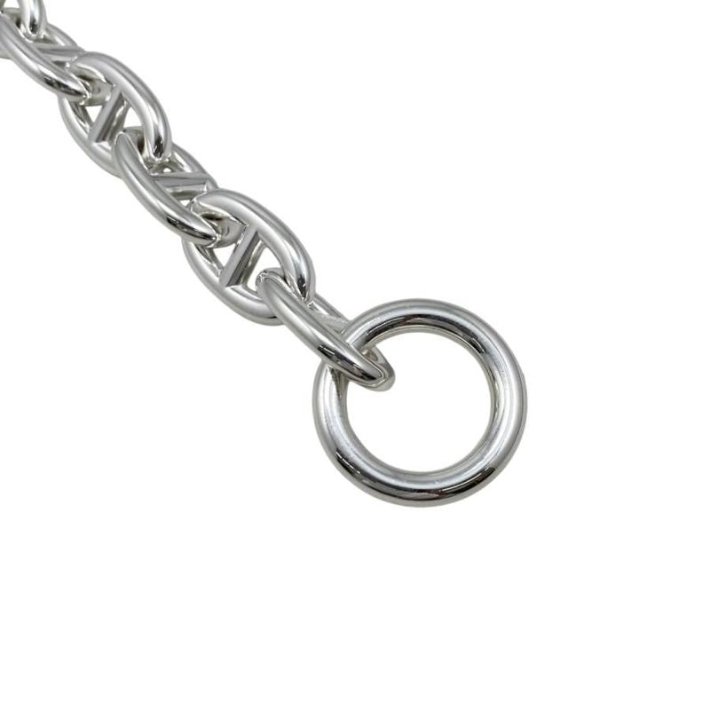 Hermes Bracelet Chaine D'ancre TGM H101995b 011 Ag925 11 Frames Silver Hermes