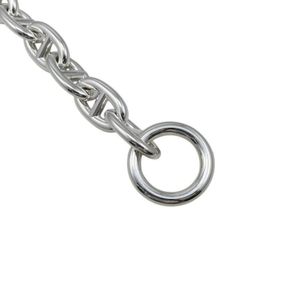 Hermes Bracelet Chaine D'ancre TGM H101995b 011 Ag925 11 Frames Silver Hermes