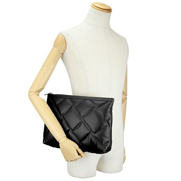 Bottega Veneta Clutch Bag Document Case Black