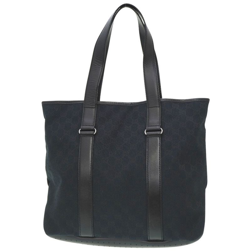 Gucci GG Canvas Tote Bag 145971 Black 0018gucci