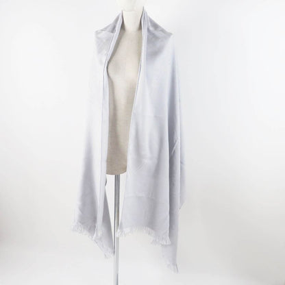 Hermes 2022 H262494s New Livris Cashmere Silk Stole/muffler Light Gray Made In