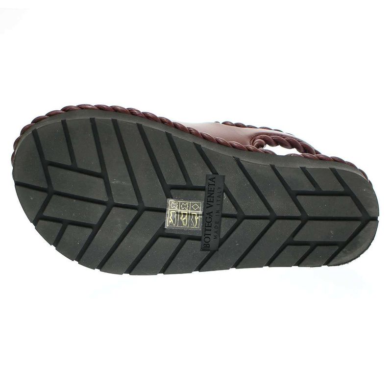 Bottega Veneta Jack Flat Sandals Barolo 35