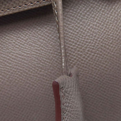 Hermes Birkin 30 Etan Silver Hardware Handbag Epson Women