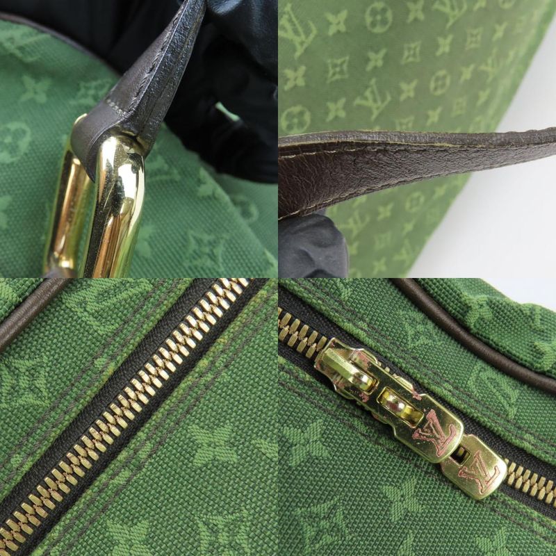 Louis Vuitton Boston Bag Claudine M42332 Monogram Mini Leather TST Khaki Gold