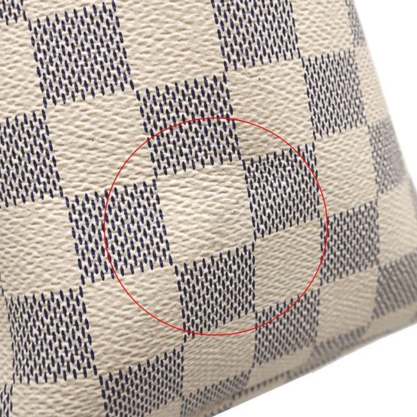 Louis Vuitton Tote Bag Totally MM Damier Azure Canvas Damier Azure Gold