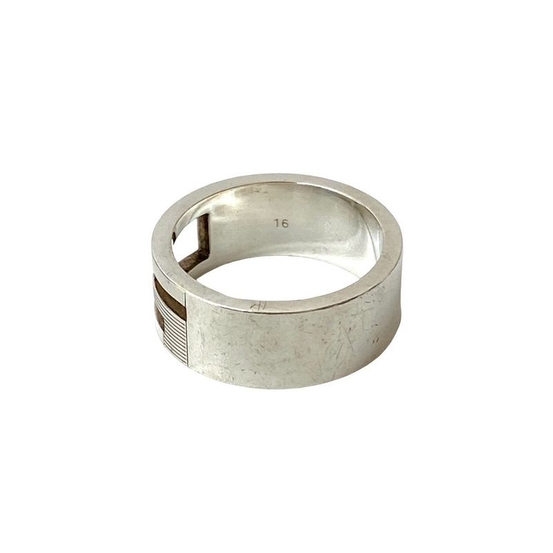 Gucci Square G Ring Silver 925 No 14 Accessory 102