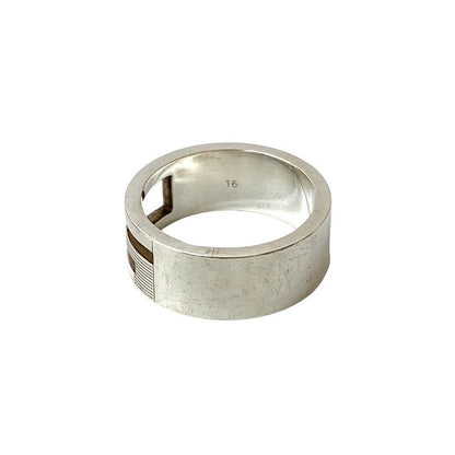 Gucci Square G Ring Silver 925 No 14 Accessory 102
