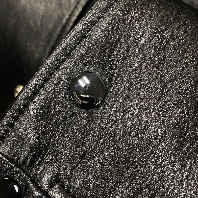 Saint Laurent Teddy Jacket 44 Black Damaged