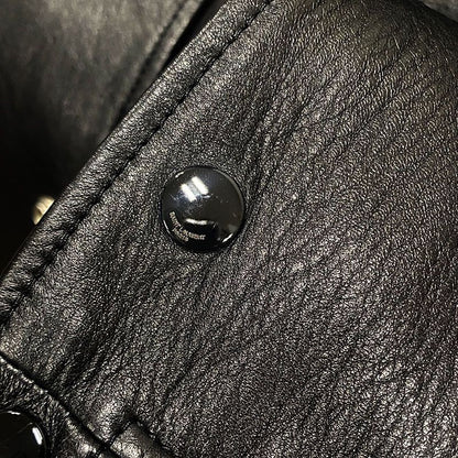 Saint Laurent Teddy Jacket 44 Black Damaged