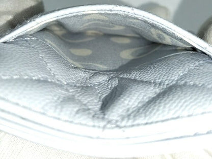Chanel Card Case Coco Marc Caviar Skin Ice Blue Ap3835
