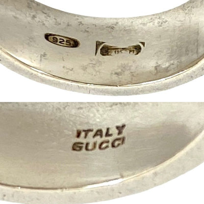 Gucci Logo Silver 925 Ring No 12 Accessory 92267