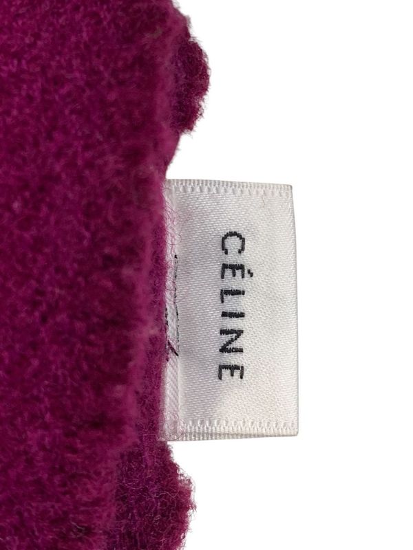 1214 Celine Shawl Scarf Knee Wool Fit6003160 Pre-Owned