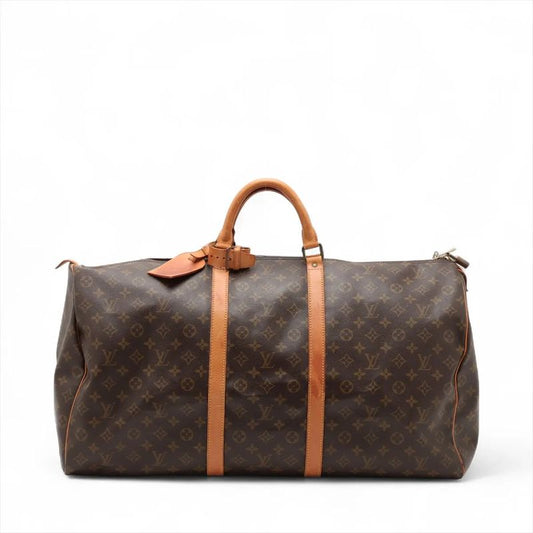 Louis Vuitton Monogram Keepall 60 M41422 Leather Boston Bag Business Travel