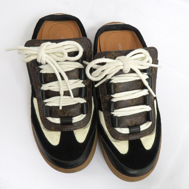 Louis Vuitton Ruth Line Sneakers - 1abvq8 Monogram 37.5 Noir Black