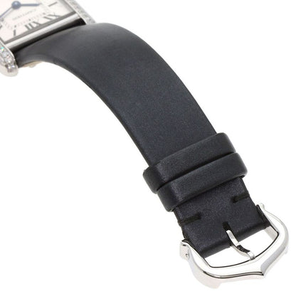 Cartier W4ta0016 Tank Mast De Cartier SM Wristwatch SS Leather Ladies